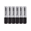 Sharpie Pro Magnum Permanent Marker, Chisel Tip, Black, 6 Count