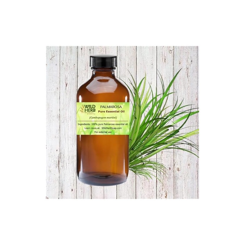 Wild Herb Palmarosa Pure Essential Oil (.5 OZ)