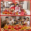 JULMELON Chinese New Year Decorations 2024 Happy New Year Honeycomb