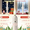 Yungyan 12 Sets Christmas Window Candles with Dusk to Dawn,