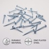 (Pack of 60) Zinc Plated Steel 4.2 x 45mm Screws,