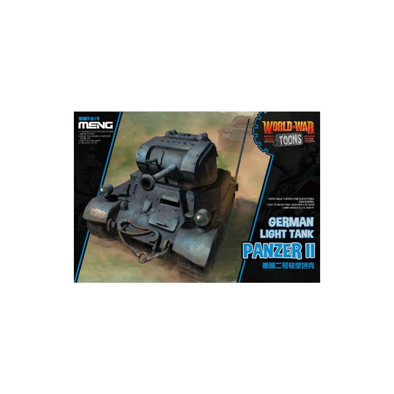 Meng Model - German Light Tank Panzer II (Cartoon)