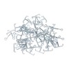 50Pcs Flat Jaw Pinchcocks Stainless Steel Strong Clamping Rustproof Latex