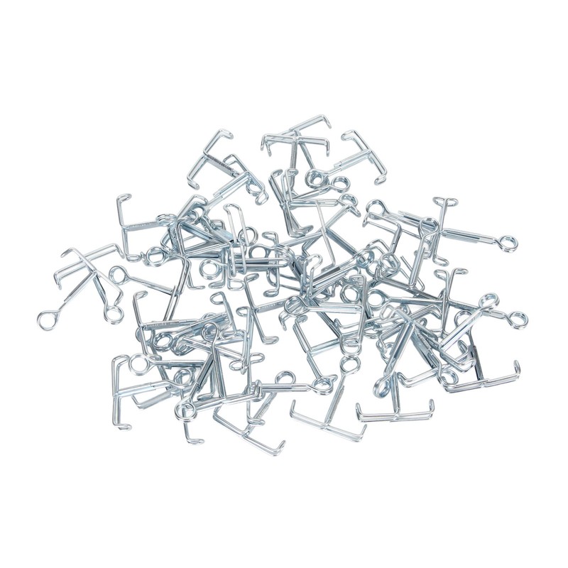 50Pcs Flat Jaw Pinchcocks Stainless Steel Strong Clamping Rustproof Latex
