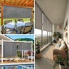 Outdoor Roller Shade 7' W x 8' H Cordless -