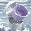Denture Case, Retainer Case, Denture Cleaning Agent, Includes Drainer, Mouthpiece,