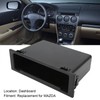 AOWINHIT Car Stereo Storage Box Dashboard Organizer Black Replacement Car