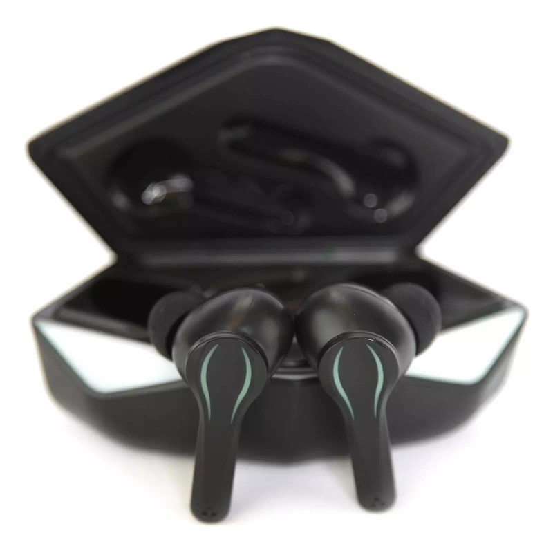 Emerson True Wireless Gaming Earbuds with Charging Case and Touchable