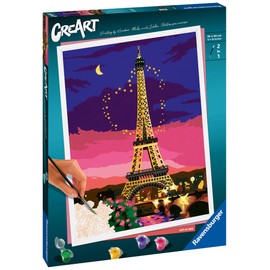 Ravensburger City of Love Paint by Numbers Kit for Adults - 23624 - Painting Arts and Crafts for Ages 14 and Up