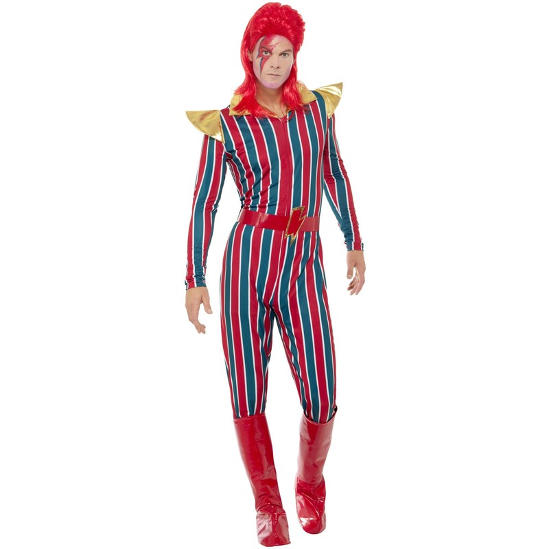 Smiffys Men's Space Superstar Costume, Multi, Large