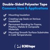 ECHOtape DC-M194A | Double-Sided Polyester Tape | Clear Thin Tape