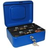 Reskal - Lockable metal cash box 20 x 16 x
