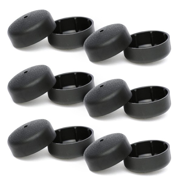 Top Glides Bundle: 6 Pairs Deluxe TuffCaps Walker Glide Covers