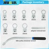 JEUCLEL 10PCS Universal Auxiliary Timing Idler Belt Wrench Serpentine Belt