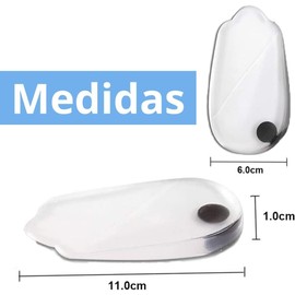 Liahelianx 3 Pares de Plantillas Ortopédicas - Diseñadas Especialmente Para Volteretas Internas y Externas, Con Soporte de Arco y Gel Para Amortiguar la Pegatina Posterior Al Temblor, Mejorando La Fascitis Plantar y el Dolor en Los Pies