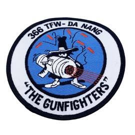 Squadron Nostalgia LLC 366th TFW Da Nang Patch - with Hook and Loop, 3.5"