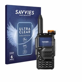 Savvies 6 Pack Screen Protector compatible with Quansheng UV-K5 Protection Film Clear