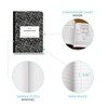 Alitte Composition Notebooks 4-Pack | Wide Ruled, 200 Pages (100