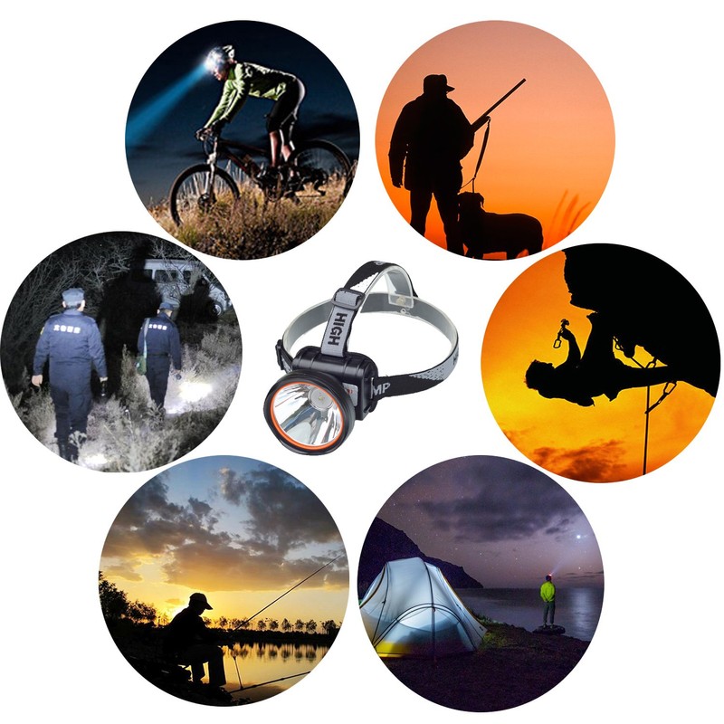 Super Bright LED Rechargeable Headlamp Flashlight Torch HeadLamp for Mining