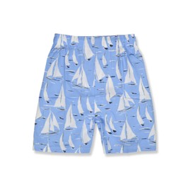 Brooks Brothers Men's Traditional Fit Painted Boats Prints 100% Cotton Boxers Shorts, (X-Large, 219704 Painted Boats Blue)