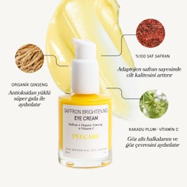 Pelcare Saffron Brightening Eye Cream | Aydınlatıcı Göz Kremi (30 ml)