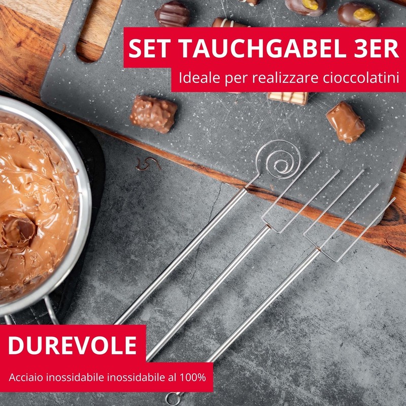 Westmark Set forchette per cioccolato, 3 pz - Posate per