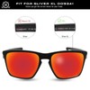 SOLODAD Replacement Lenses for Oakley Sliver XL OO9341 Sunglasses Polarized-Lava