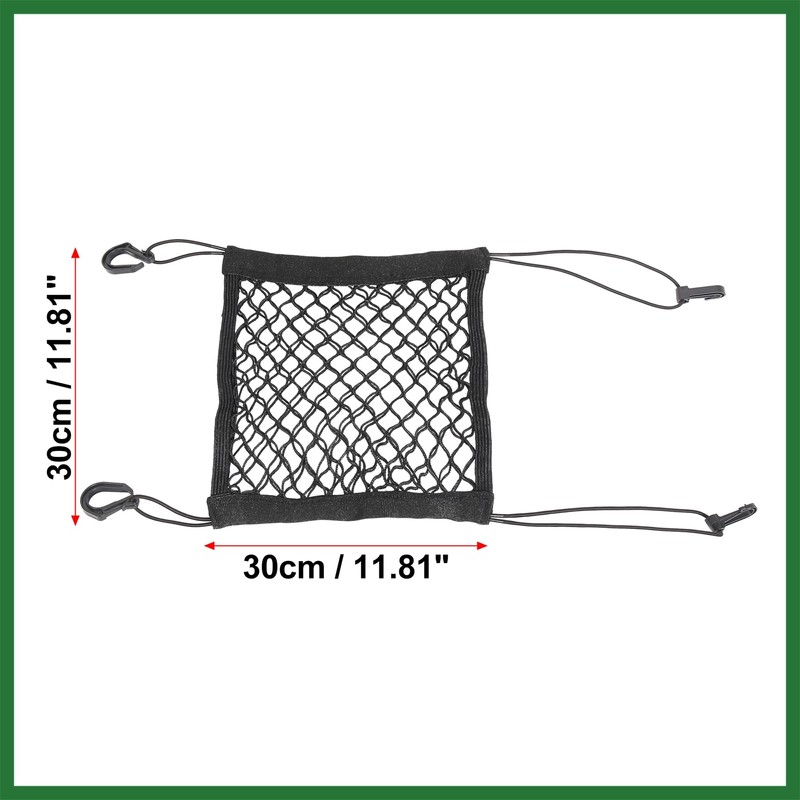 Motoforti Car 2 Layer Mesh Organizer Pet Barrier Backseat Mesh