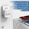 LAX Gadgets Multi-Plug Outlet - Surge Protectors Power Strip Wall