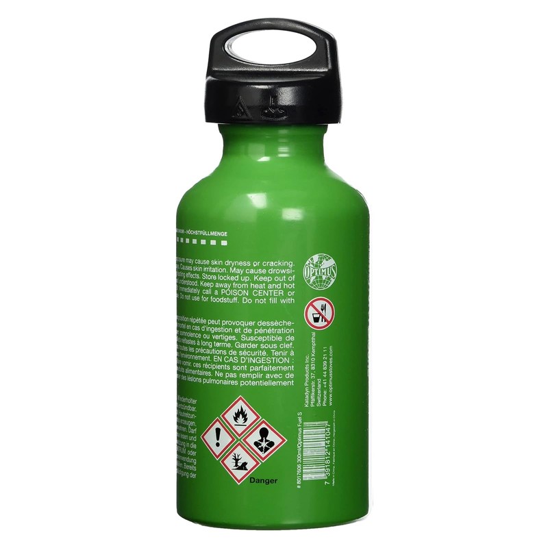 Optimus Fuel Bottle with child-safe screw cap