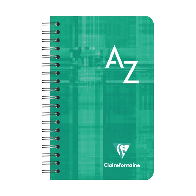Clairefontaine - Ref 8589C - Wirebound Indexed Notebook (50 Sheets)