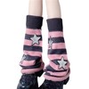 Allpunkall Pastel Goth Leg Warmers for Women 80s Japanese Punk