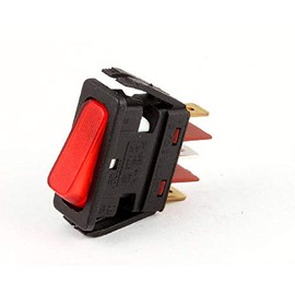 Wilbur Curtis WC-165 Switch, Warmer (Red) 120V Neon Spst 20A/250V Hi Temp Cafe/Aw