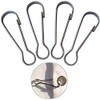 Huouo 6 Pcs 2 Inches Flag Pole Snap Clip Hooks