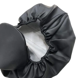 (CHRIS) CHRIS Honda DIO110 JF31 Dedicated Design Seat Cover, Strong Rubber Type, Made in Japan (Thick Fabric) [Fabric Color: Black/ Piping Color: Black] Cover Type CHRIS-HCR1228-C10