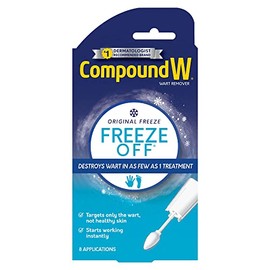 Compound W Freeze Off Remover, 8 Applications, White, 1 Count