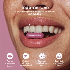 Zesty Nutrition V Probió Ultra - 12 Cepas Probióticas - 80 Billones UFCs - Equilibrio y Bienestar Femenino - 30 Cápsulas - Hecho en México