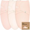 3-Pack Organic Baby Swaddle Sleep Sacks - Newborn Swaddle Sack,