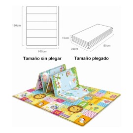 Tapete Bebe Para Gateo Multiuso Juegos Seguridad 180x100cm