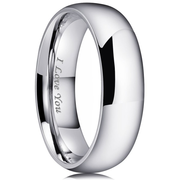 King Will BASIC 7mm Mens Wedding Tungsten Ring Original Color