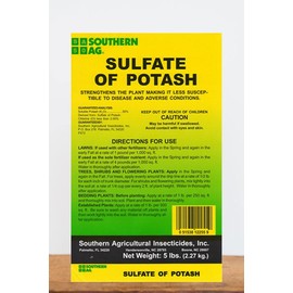 Southern Ag Sulfate of Potash 0-0-50, 5 LB Size: 5 LB