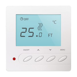 M5 Digital Manual Underfloor Heating Thermostat - Large LED Screen