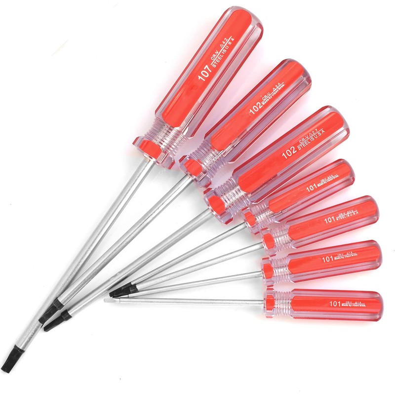 Triangle Screwdrivers Set 7 Sizes 1.4mm 1.8mm 2.0mm 2.3mm 2.7mm