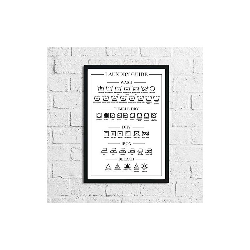 JasonCarlMorgan Winster Creations Laundry Guide 2 Simple Wall Home Decor