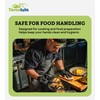 6-mil Disposable Nitrile Gloves, Black, Large, Food-Safe & Powder-Free
