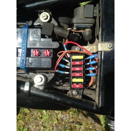 HELLA H84960091 6-Way Lateral Single Fuse Box