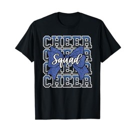Blue Cheer Squad Funny Sport Cheerleader Cheerleading Team T-Shirt