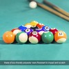 Mini Pool Balls，Small Size Billiard Table Ball Set American Style