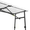 Living and More 4ft Height Adjustable Half Folding Table with
