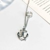 Yheakne Anchor Chain Cuff Earrings Silver Anchor Dangle Chain Earrings